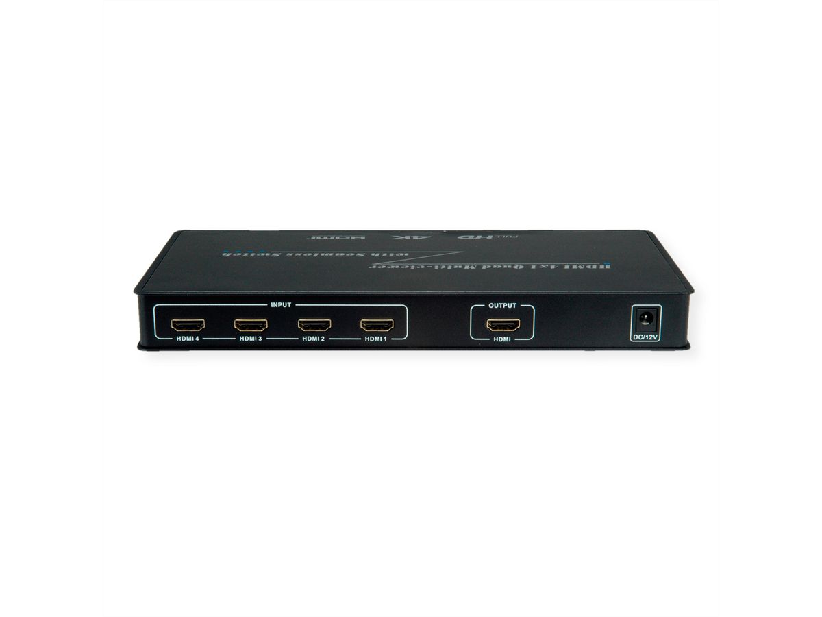ROLINE Switch HDMI 4x1 QUAD multi vues en continu