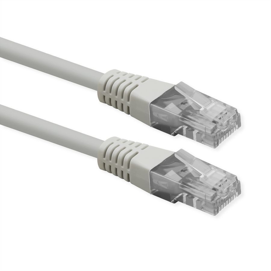 ROLINE Cordon Cat.6 (Classe E), UTP, PoE, blanc, 5 m