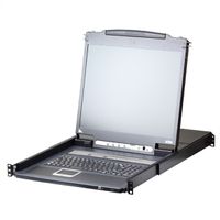 ATEN CL5716iM Commutateur KVM LCD VGA PS/2-USB 16 ports sur IP, ES-Layout