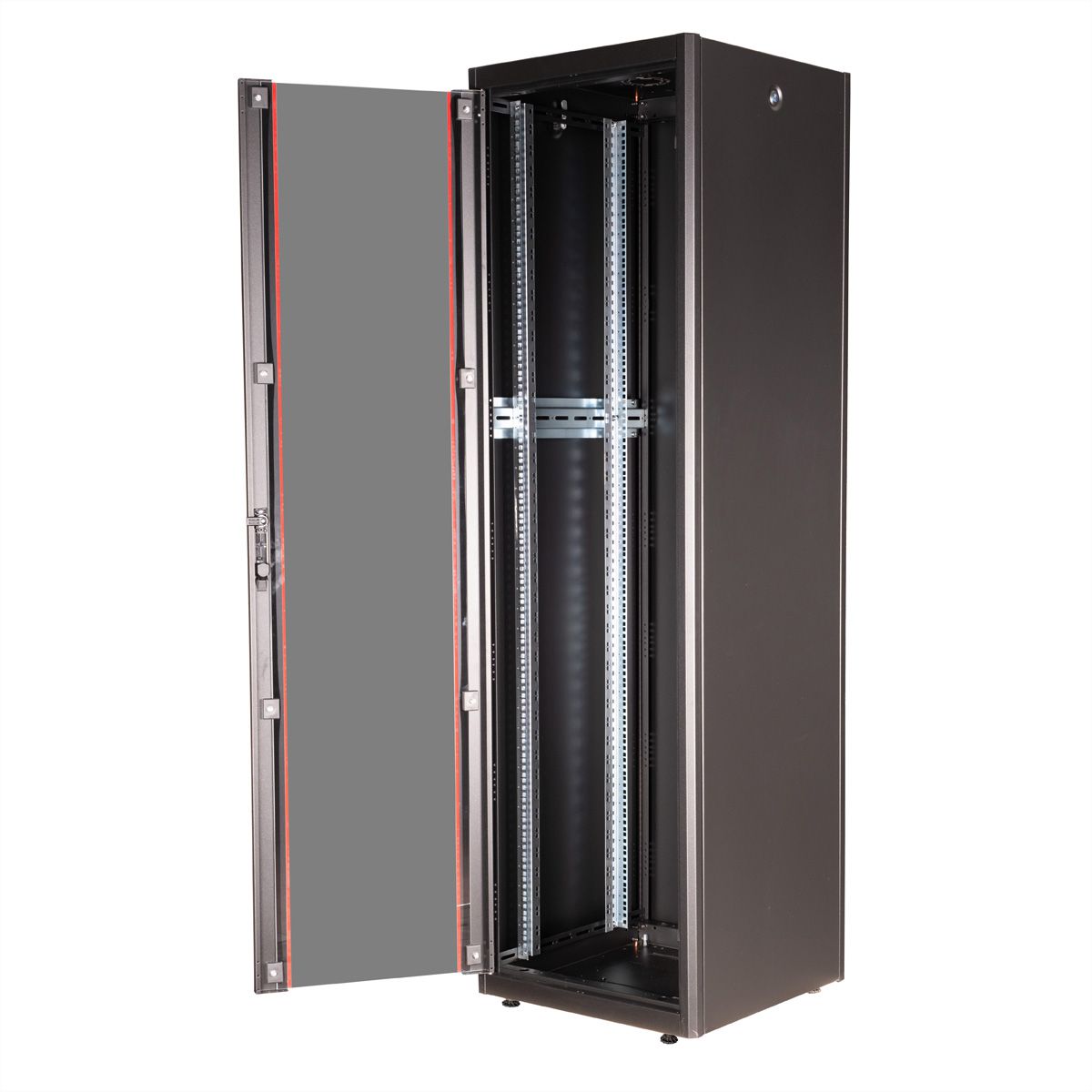 ROLINE 19" Baie réseau Basic 42U, 600x600 LxP Porte verre noir