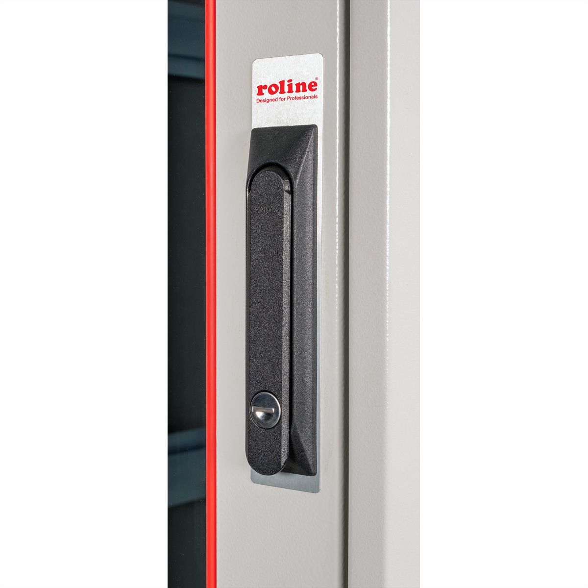 ROLINE 19" Baie réseau Pro 26U, 800x1000 LxP Porte verre gris