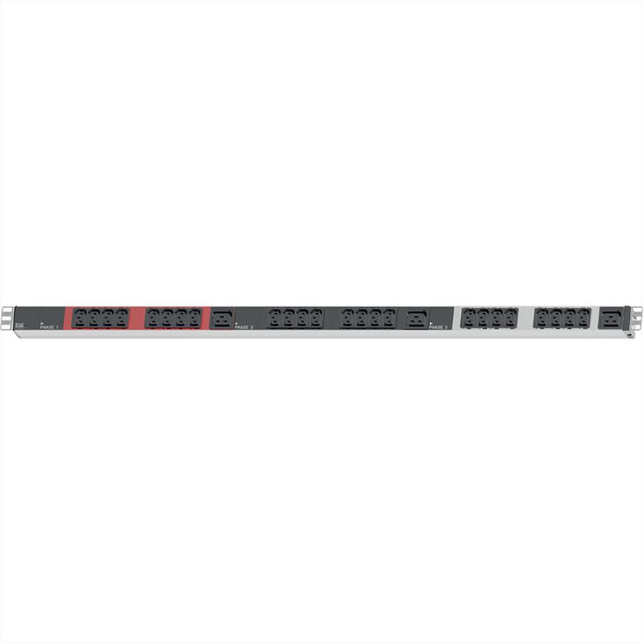 BACHMANN IT PDU ALU 1U 24x C13 3x C19 CEE 3x16A rouge