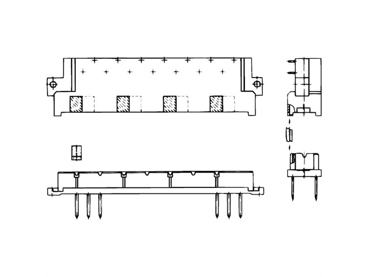 SCHROFF PSU Keying / Coding pour connecteurs femelles