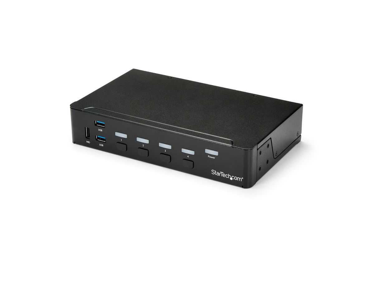 StarTech.com Switch KVM USB HDMI à 4 ports avec hub USB 3.0 intégré - 1080p