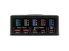 EXSYS EX-1106 Chargeur multiports High Power, QI 15W et USB-C PD à max. 160W