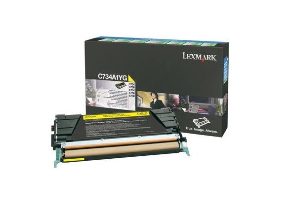 Lexmark C734A1YG Cartouche de toner Original Jaune 1 pièce(s)