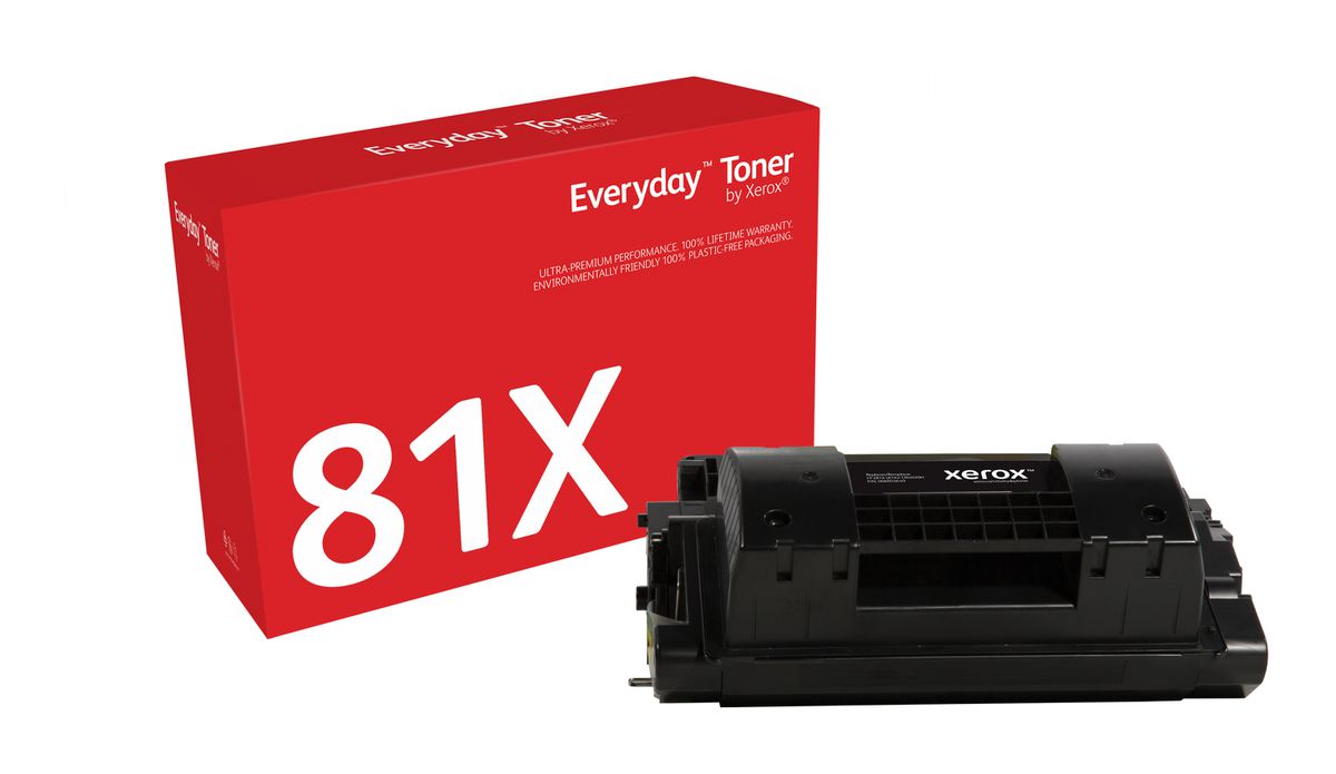 Everyday Toner Noir ™ de Xerox compatible avec HP 81X (CF281X/ CRG-039H), Capacité standard
