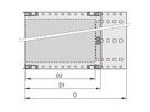 SCHROFF EuropacPRO 19" Kit de bacs à cartes pour cartes-mères, lourd, blindage rétrofit, avec poignée avant, 6 U, 235 mm