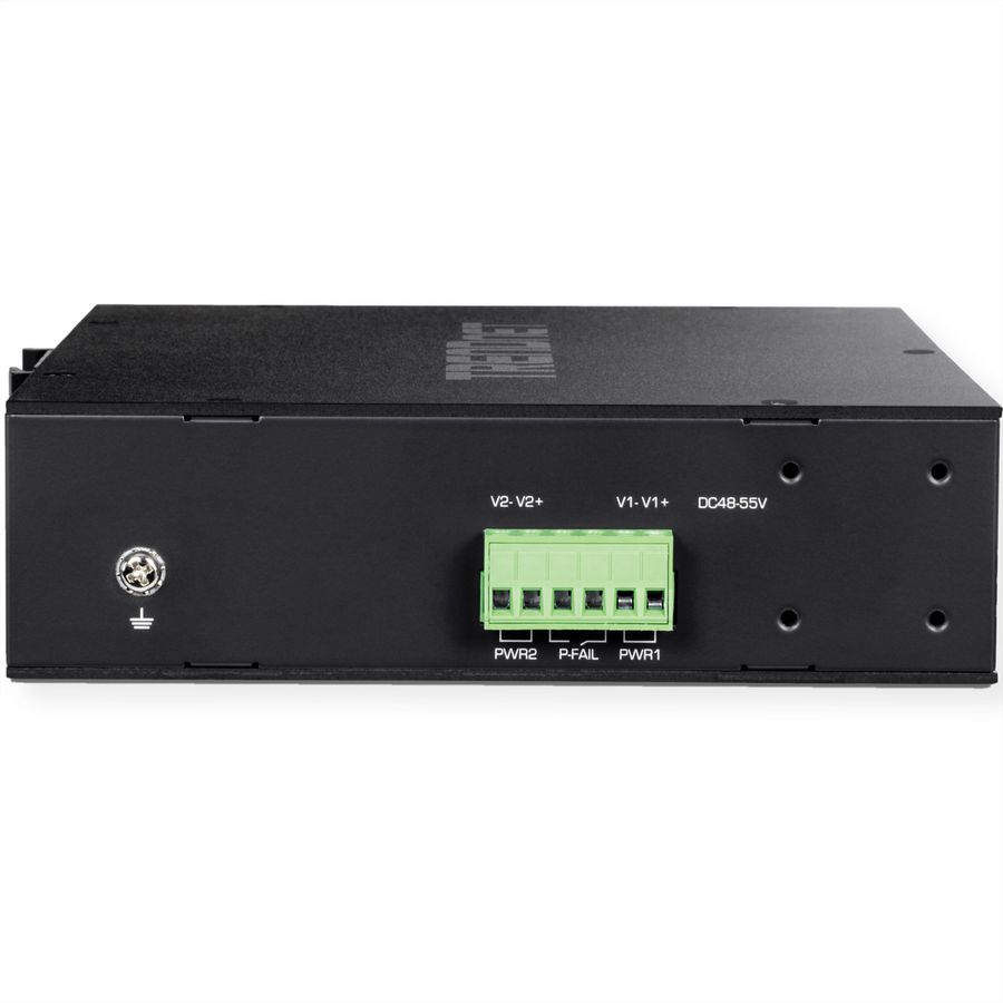 TRENDnet TI-PGM102 Switch Rail DIN industriel PoE+ Gigabit à 10 ports, -20° – 65°C