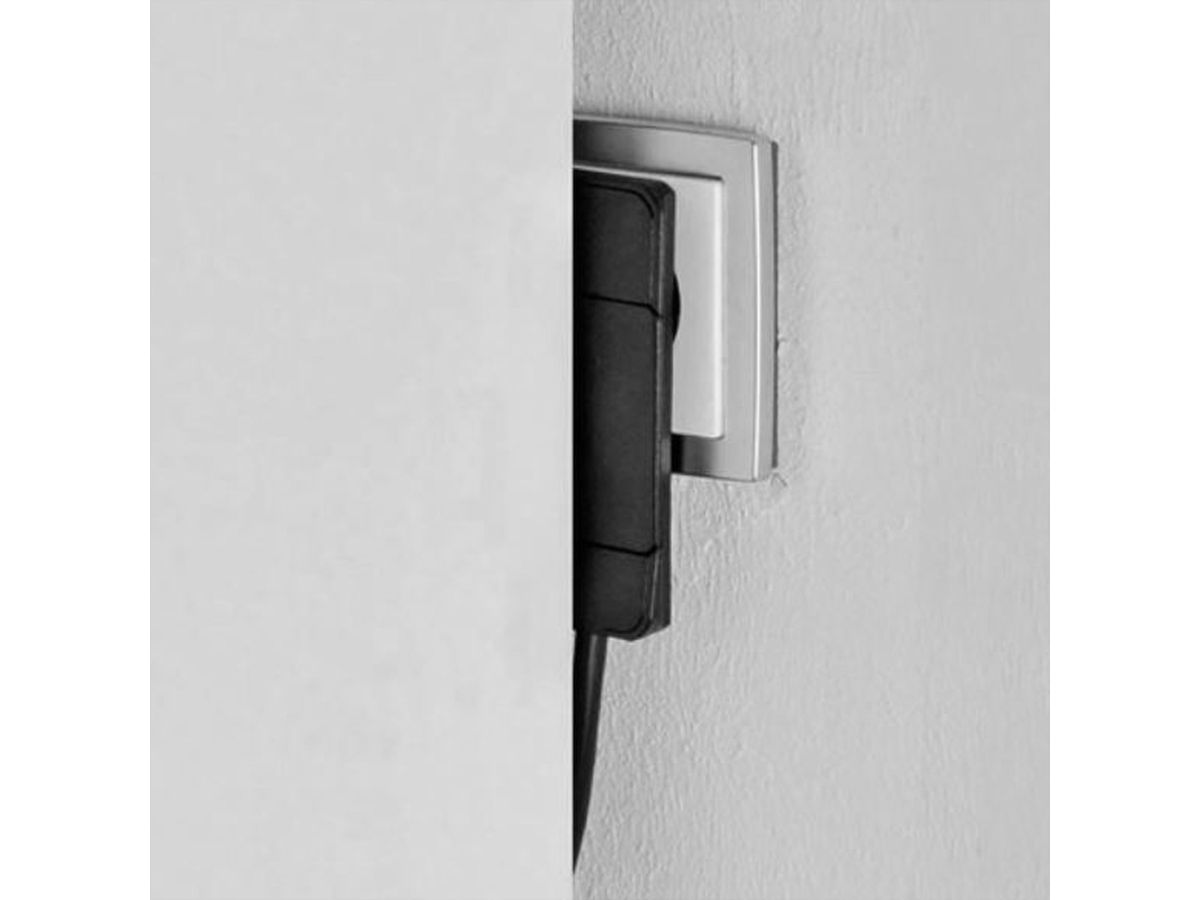 BACHMANN SMART PLUG Fiche de montage extra plate, noir