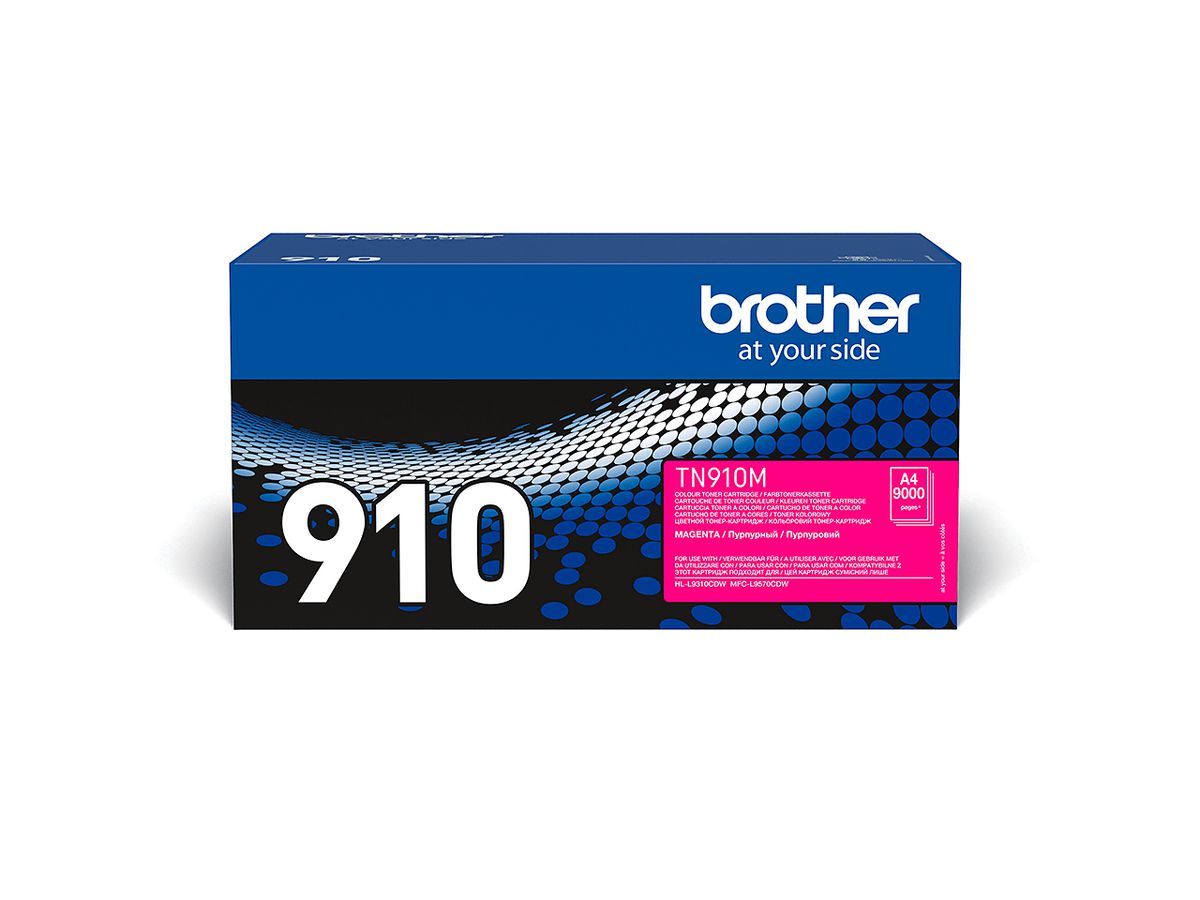 Brother Cartouche de toner TN-910M originale – Magenta