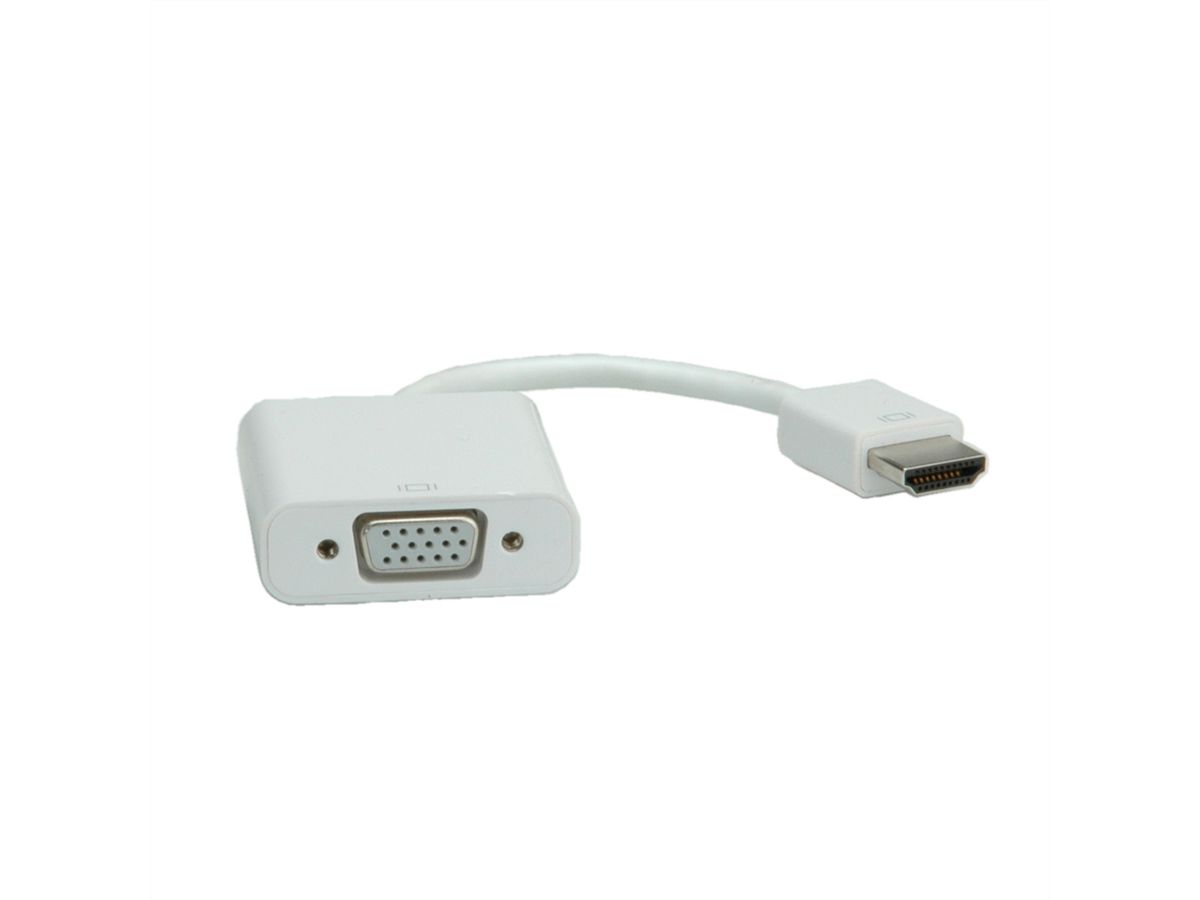 ROLINE Adaptateur HDMI-VGA, HDMI M-VGA F, 0,15 m