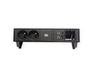 BACHMANN DESK2 2xUTE 1xUSB A/C 22W 1xCM 0,2m GST18 RAL9005