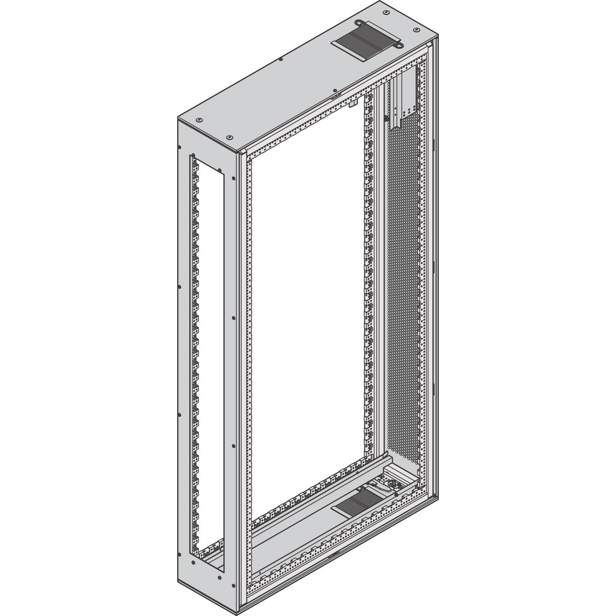 SCHROFF Varistar SHX 30, RAL 7021, Eléments de refroidissement, 42 U, 2000H, 300W, 1000D
