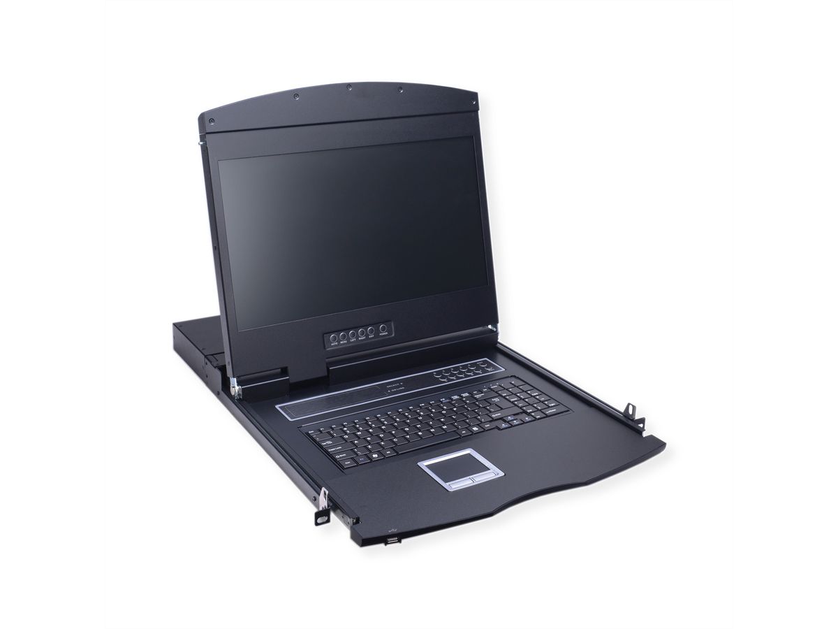 VALUE Console KVM 19", 48 cm (19") TFT (16:9), VGA, USB, FR-Layout