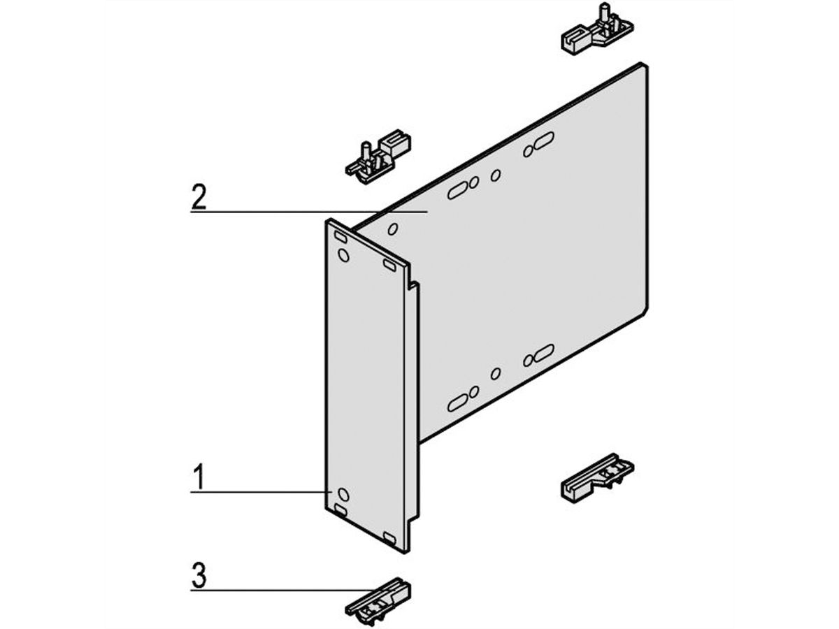 Module CPCI SCHROFF pour unité d'entraînement HD 1 × 3,5", 3 U vertical, avec face avant