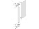 SCHROFF - Kit d'unité enfichable avec poignée d'extraction de type 2, non blindé, gris, 6 U, 6 HP