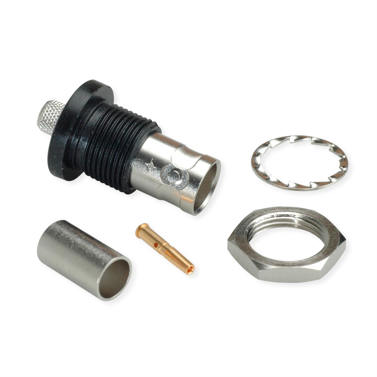 TELEGÄRTNER Prise de câble BNC 75 Ohm pour RG-59B/U isolé