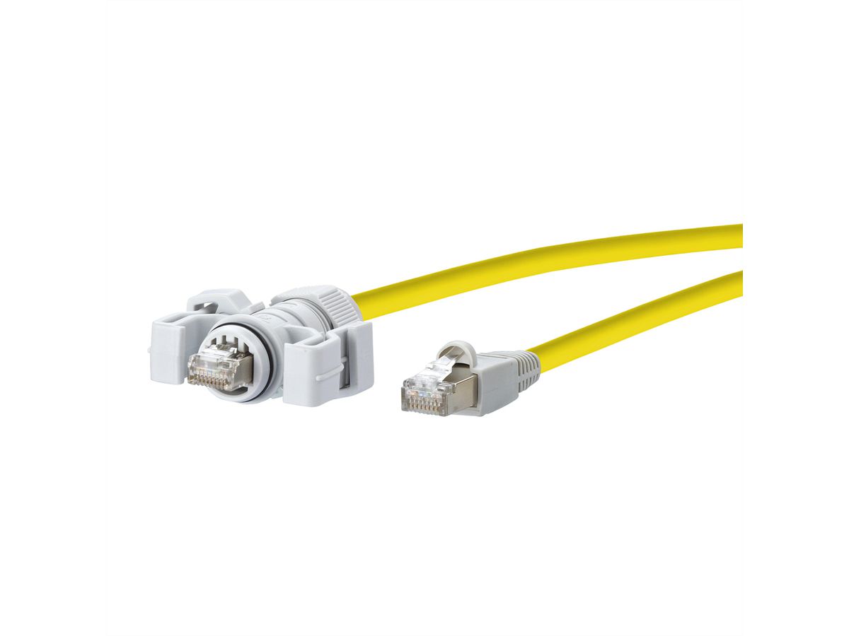 METZ CONNECT E-DAT Industry cordon de brassage IP67 - RJ45, 5 m