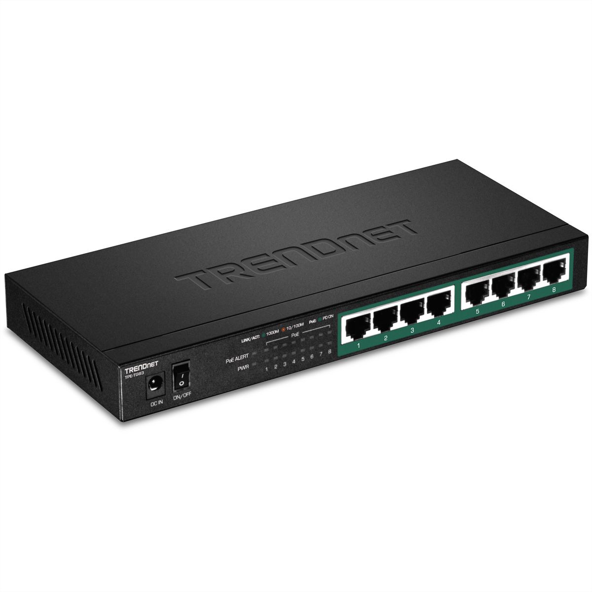 TRENDNET TPE-TG83 Switch PoE+ Gigabit à 8 ports