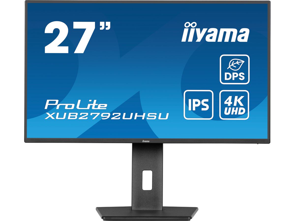 iiyama ProLite XUB2792UHSU-B6 écran plat de PC 68,6 cm (27") 3840 x 2160 pixels 4K Ultra HD LED Noir