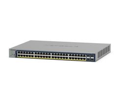 NETGEAR GS728TP Géré L2/L3/L4 Gigabit Ethernet (10/100/1000) Connexion Ethernet, supportant l'alimentation via ce port (PoE) Gris