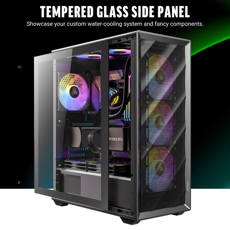 ANTEC AX85 ARGB Boîtier PC Midi Tower Gaming ATX, noir