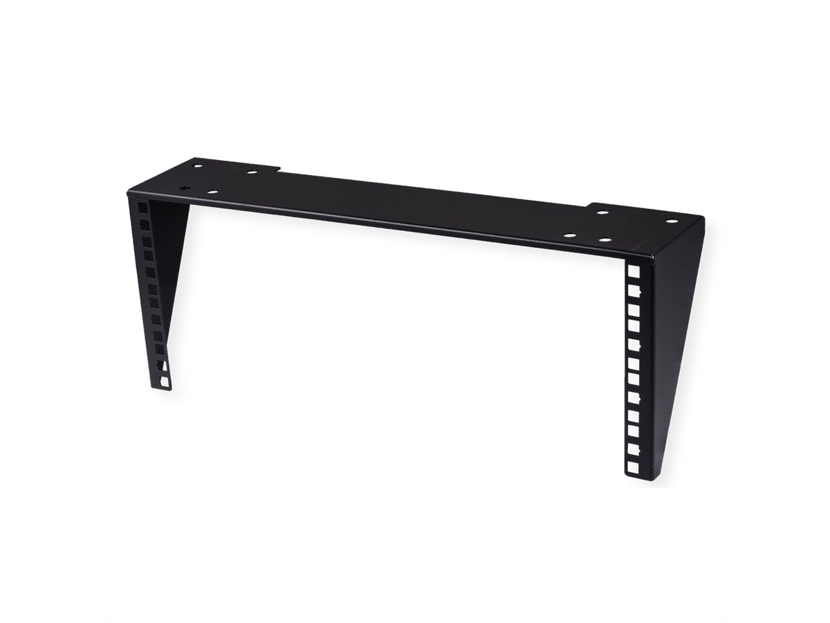 Support 19" mural / sous le bureau, 4 UH, noir
