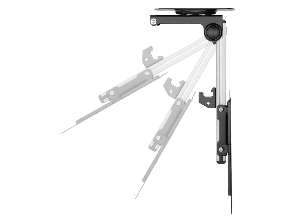 VALUE Bras pour TV, montage au plafond, pliable, 17-37", jusqu'à 20kg