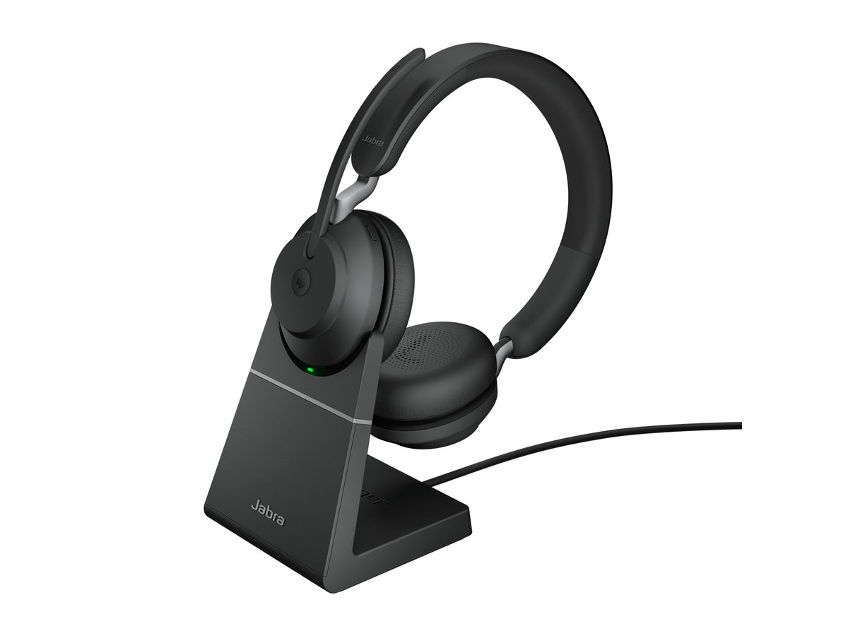 Jabra Evolve2 65 Casque Sans fil Arceau Bureau/Centre d'appels USB Type-C Bluetooth Noir