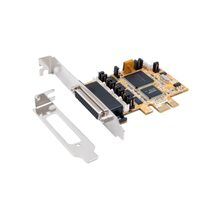 EXSYS EX-44374 Carte PCIe x1, 4x RS232 via câble avec 4x 9pin