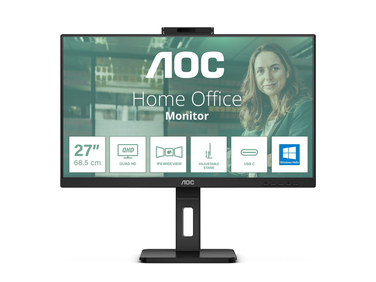 AOC 24P3QW écran plat de PC 60,5 cm (23.8") 1920 x 1080 pixels Full HD Noir