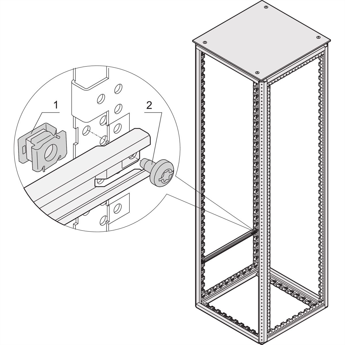 SCHROFF VARISTAR matériel de montage, M5, 50 pièces