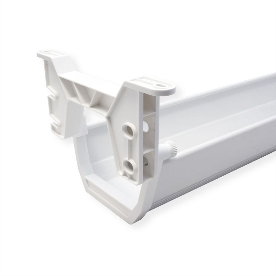 ROLINE Easy2Open Canal de câbles, montage sous le bureau, blanc, 44,9 cm