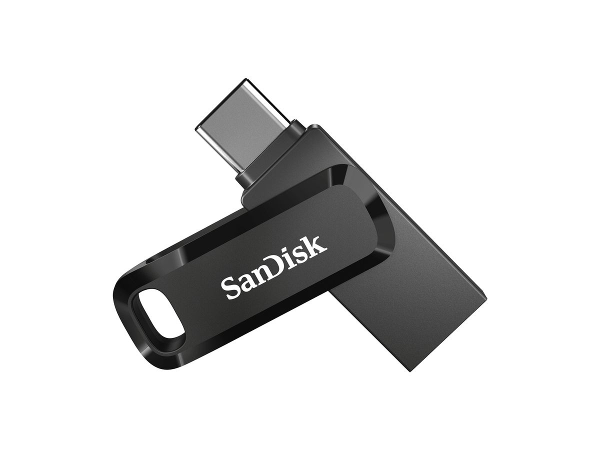 SanDisk Ultra Dual Drive Go lecteur USB flash 512 Go USB Type-A / USB Type-C 3.2 Gen 1 (3.1 Gen 1) Noir
