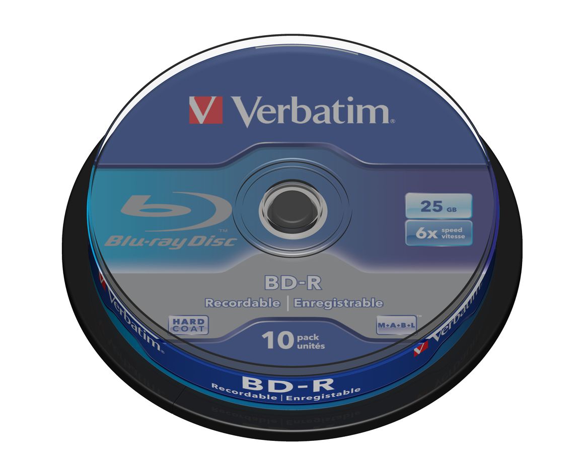 Verbatim BD-R SL 25GB 6 x 10 Pack Spindle BD-R 25Go 10pièce(s)