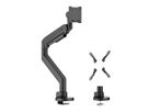 ROLINE Bras LCD standard, fixation sur bureau, 24–57 pouces, jusqu'à 27 kg