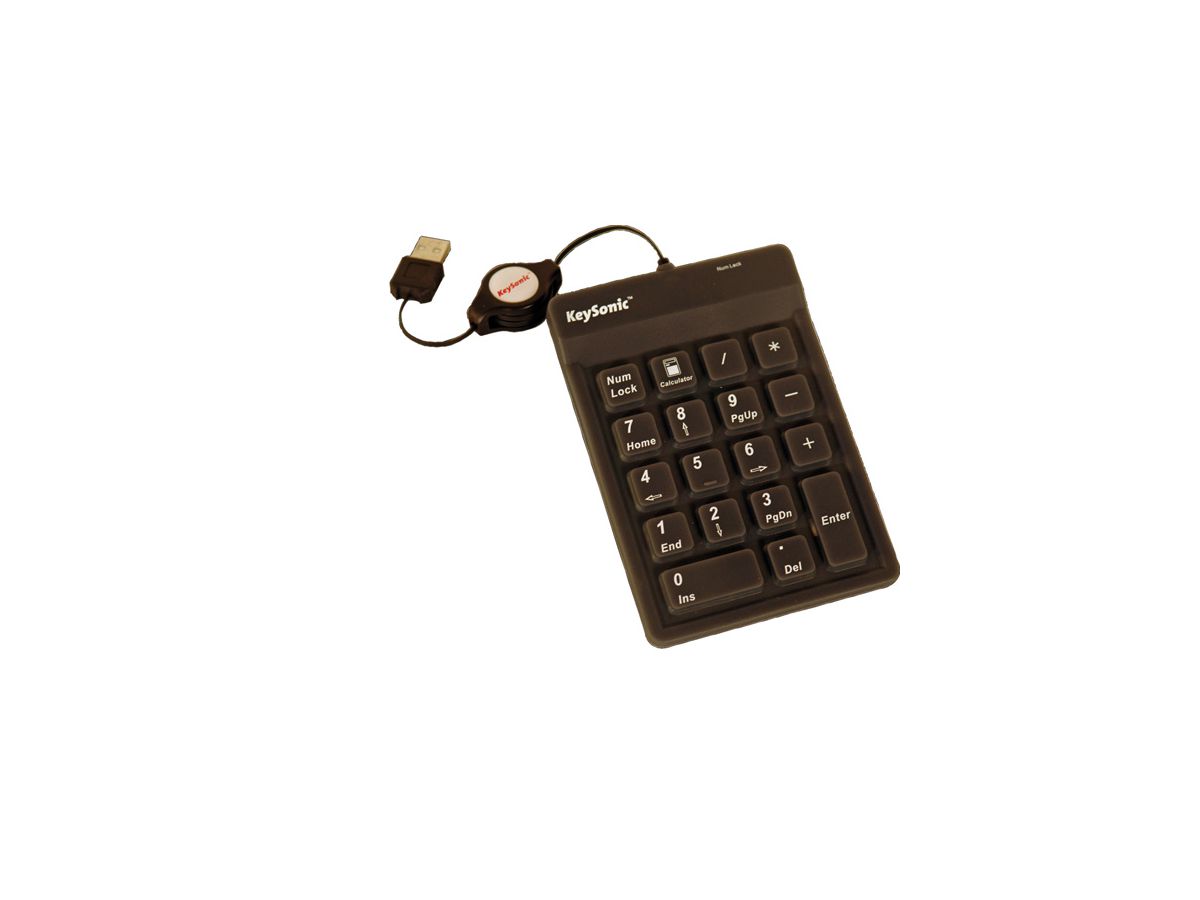 KeySonic ACK-118 BK Pavé numérique USB noir