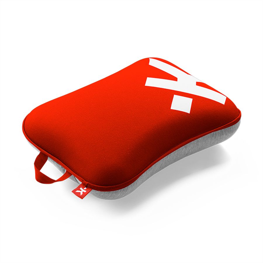 SKROSS Oreiller de voyage, rouge
