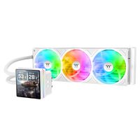 Thermaltake TH360 V3 Ultra ARGB Sync AIO Refroidisseur liquide pour processeur, blanc