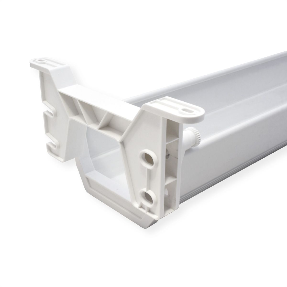 ROLINE Easy2Open Canal de câbles, montage sous le bureau, blanc, 44,9 cm
