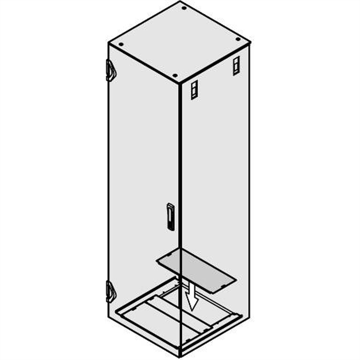 SCHROFF Varistar Plaque de recouvrement pour plaque de base, 800W