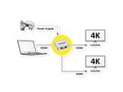 ROLINE Distributeur HDMI, double, 4K60