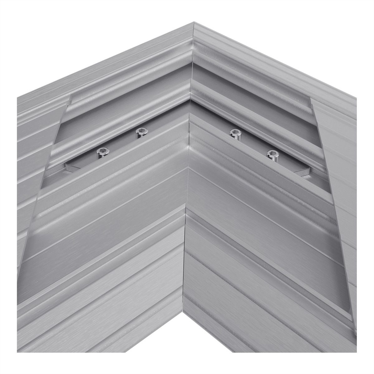 DATAFLEX Addit protège-câbles, connexion d'angle 482, argent