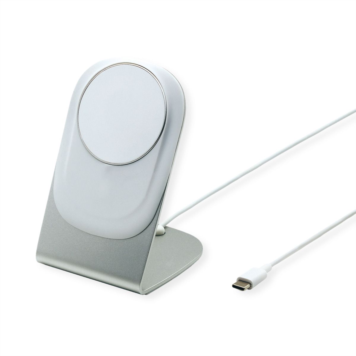 ROLINE Chargeur à induction magnétique avec pied pour appareils mobiles, 15W