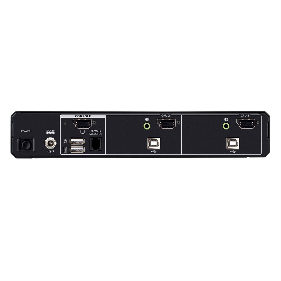 ATEN CS1182DPH4 Commutateur KVM sécurisé universel, 2 ports USB 5K DisplayPort/HDMI