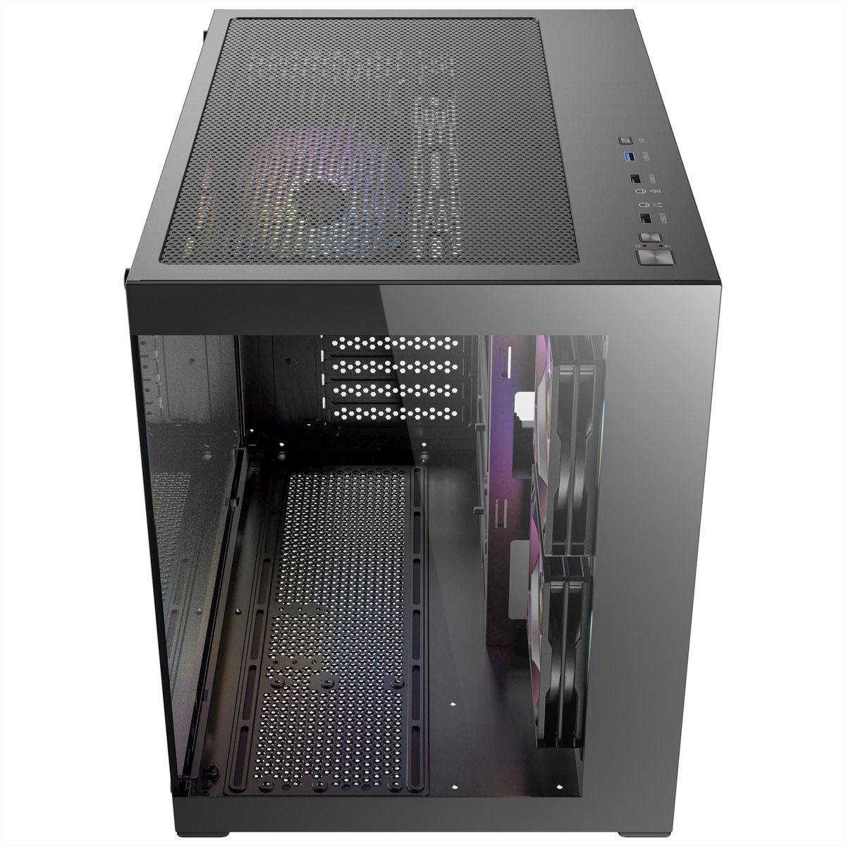 ANTEC CX600M ARGB B Boîtier PC Micro-ATX Gaming PC, noir