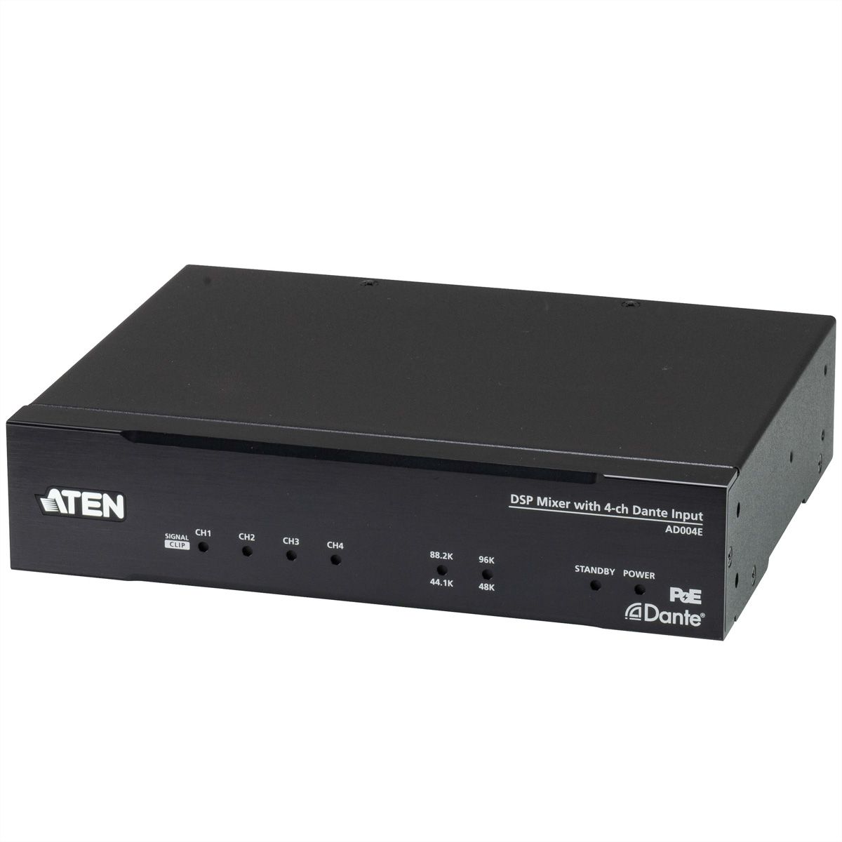 ATEN AD004E Mélangeur DSP avec entrée Dante à 4 canaux