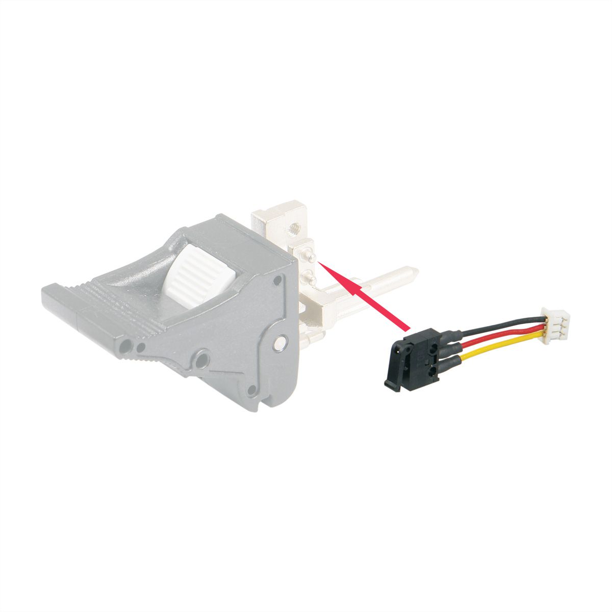 SCHROFF Plug-In Unit Microswitch pour IEL, IET Poignée avec câble et fiche