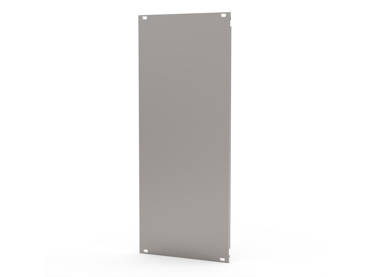 SCHROFF Face avant, profil en U, Refrofit Shielding, 6 U, 21 HP, 2,5 mm, Al, Anodisé frontal, Conducteur arrière